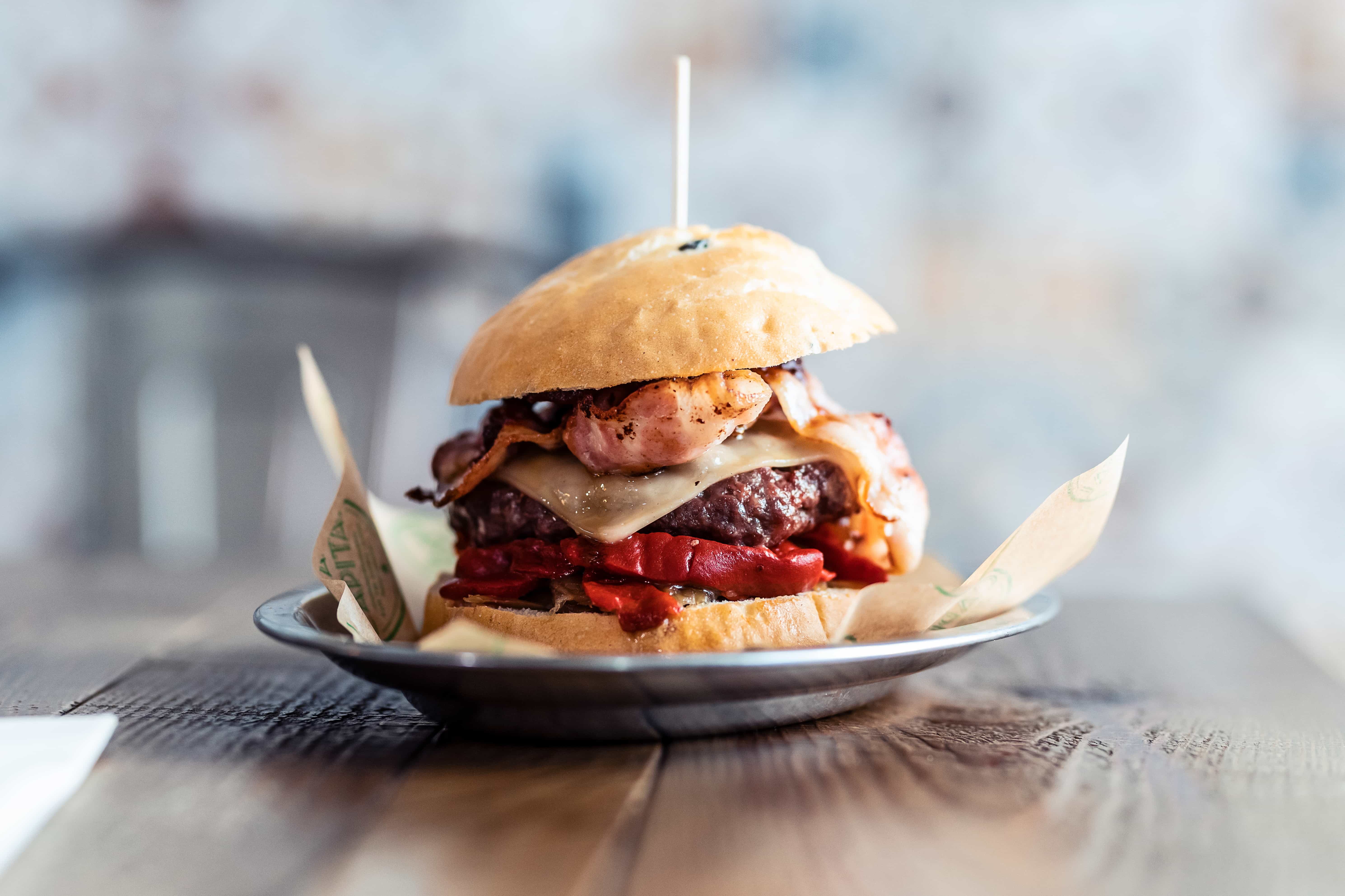 Bacon Swiss Burger