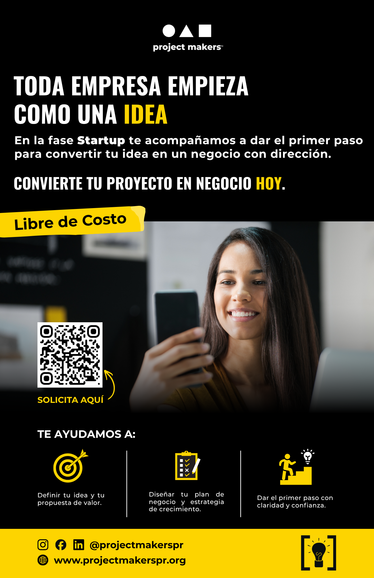 Convierte tu proyecto en negocio