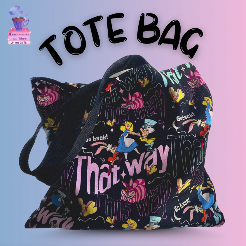 Alice in Wonderland Tote Bag