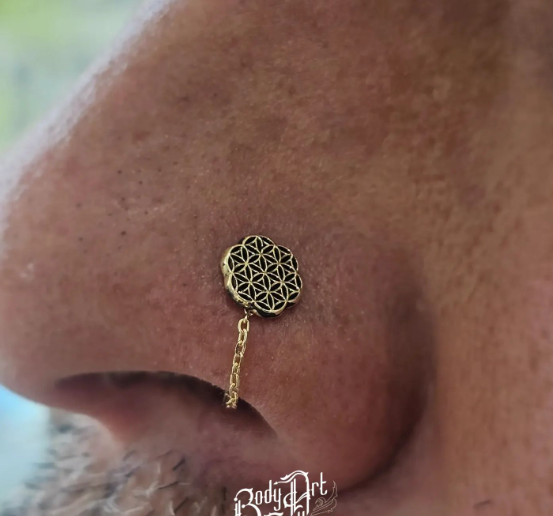 Custom Combo de Mandala 14k y cadena